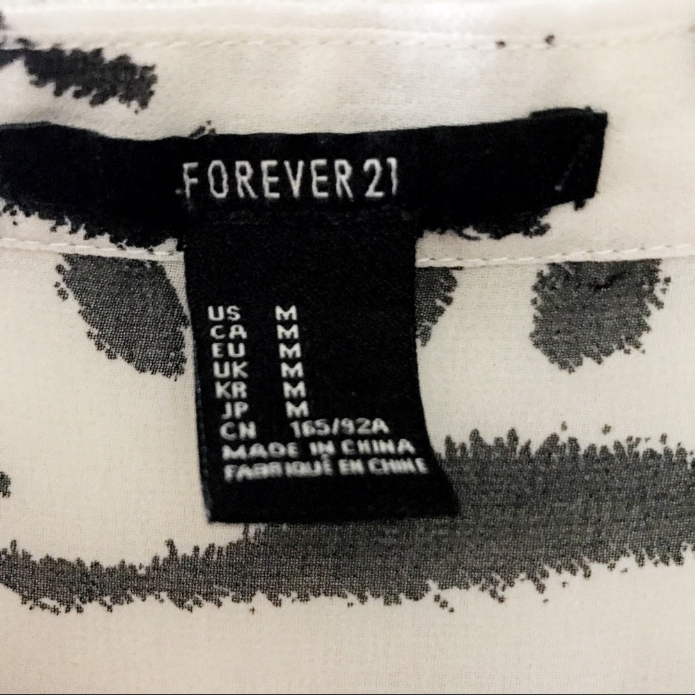 Forever21 Leopard Print Blouse - Picture 7 of 7